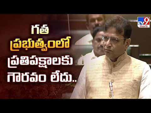 Political Punch : గత ప్రభుత్వంలో ప్రతిపక్షాలకు గౌరవం లేదు.. : Minister Sridhar Babu - TV9 - TV9