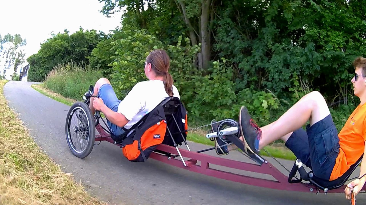 KMX Tandem Liegedreirad