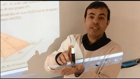 Orthogonalité dans l’espace: Propriétés et Exemples.