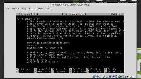 Konfigurasi Subdomain Debian
