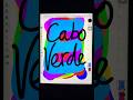 🇨🇻⚽ CABO VERDE FUN DRAWING! 🎨✨ | VẼ CABO VERDE SIÊU VUI! #Shorts