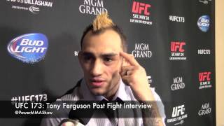 UFC 173: Tony Ferguson Post Fight Interview screenshot 4