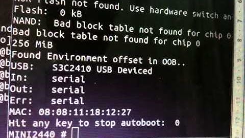 Network file system 2 บน Debian kernel 2.6 on Micro2440 บูทไฟล์ผ่าน server อีกตัวไม่มี SD Card