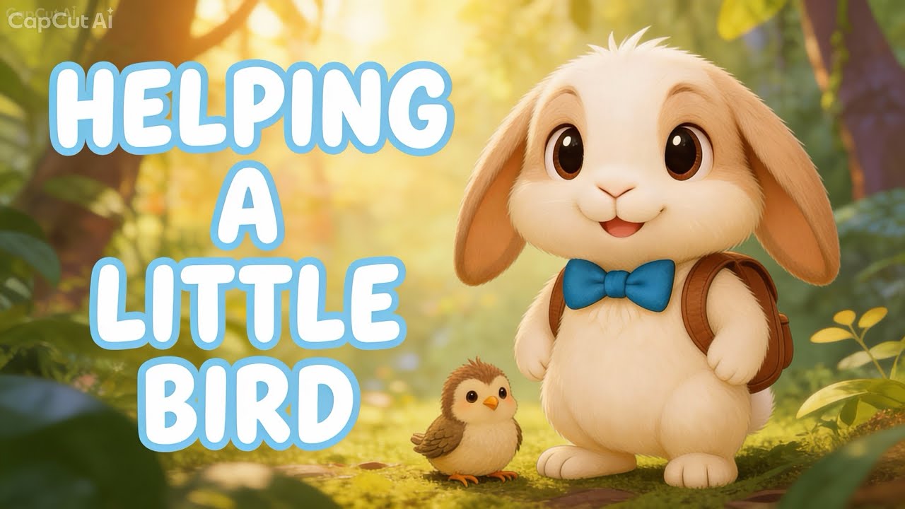 Milo Helps a Little Bird 🐰 | Gentle Kids Story
