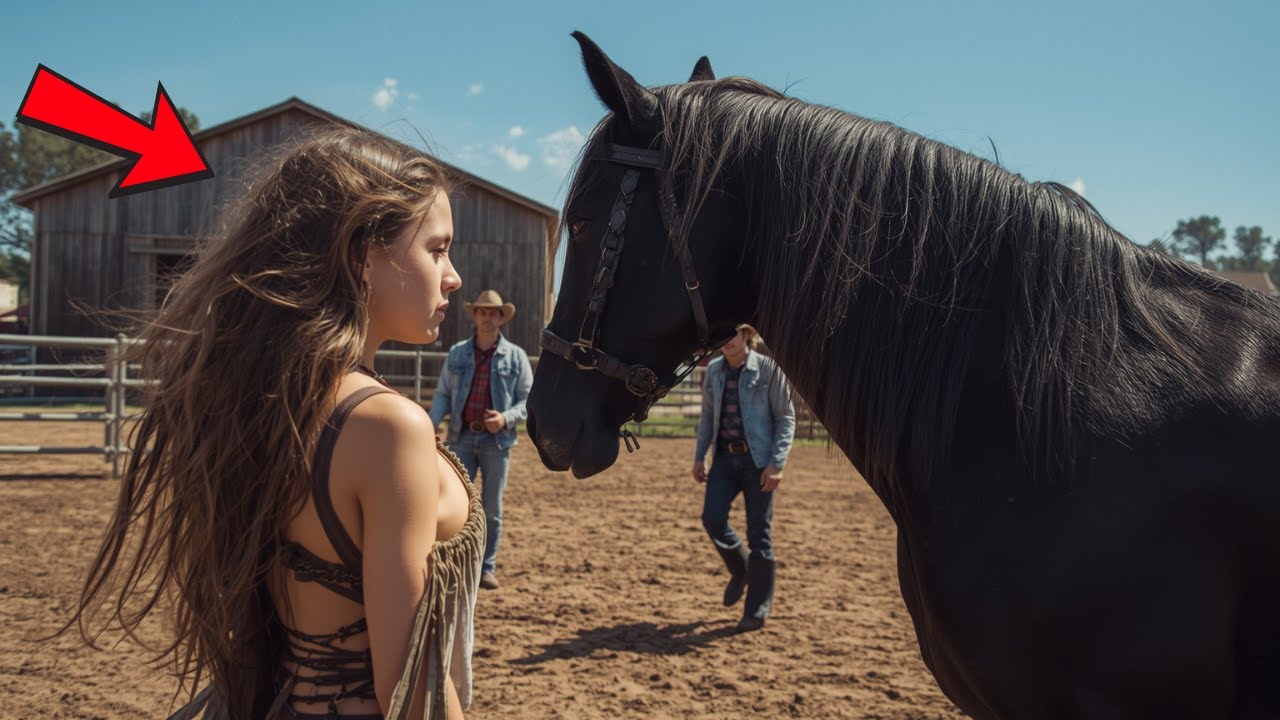 “Even the Best Cowboys Couldn’t Tame This Wild Horse — What the Native Girl Did Shocked Everyone”