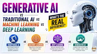 Generative AI vs Deep Learning vs Machine Learning vs Traditional AI | GenAI vs AI vs DL vs ML