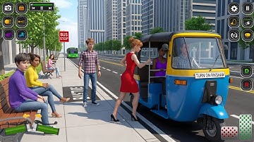City Tuk Tuk Rickshaw Game 3D - Android Gameplay