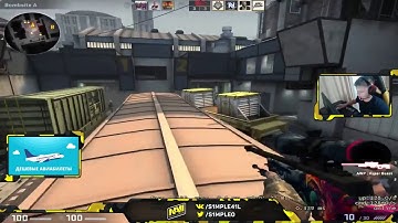 CS:GO - s1mple plays Retake server training