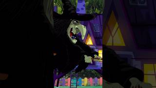 Conoce a la bruja en Halloween! Aventuras festivas de toda la familia #shorts #halloween