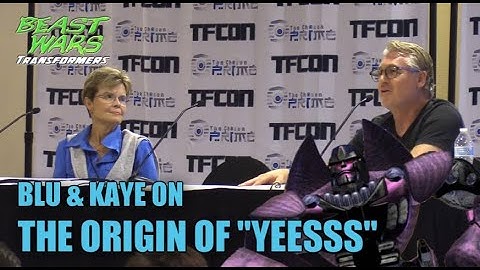 Beast Wars Voice Director Sue Blu & Megatron Voice Actor David Kaye Discuss the Origin of "Yeess"