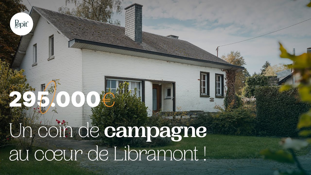 Pepit-immo I Un coin de campagne au coeur de Libramont ! - YouTube
