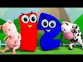 One Two Buckle My Shoe | 3D Nursery Rhymes | Kids Songs