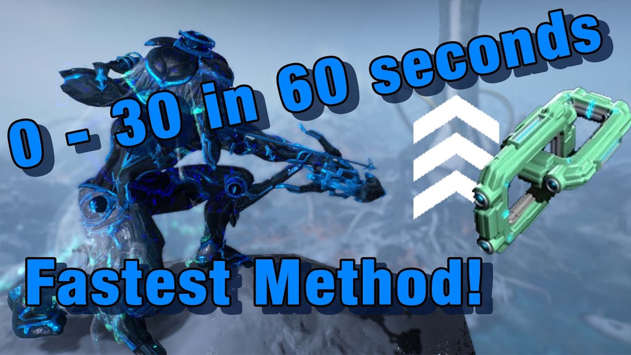 warframe rank  2022 Update  How to level any Warframe in under 60 seconds.