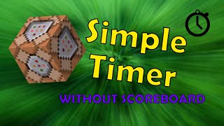 How to make a very simple Minecraft timer with 2 commands! (1.16)