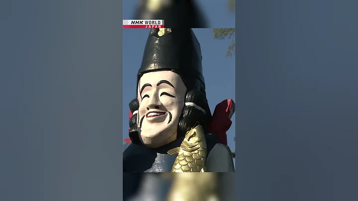 Looking sharp: Huge Ebisu statue in Japan gets year-end cleaningーNHK WORLD-JAPAN NEWS #shorts