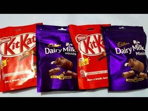 Cadbury Dairy Milk Minis V/S Nestle KitKat delicious fingers
