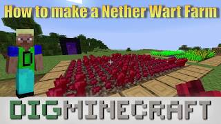 How to make a Nether Wart Farm in Minecraft