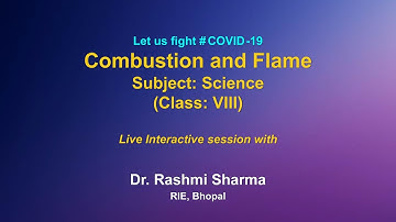 Live Interaction on PMeVIDYA : Combustion and Flame