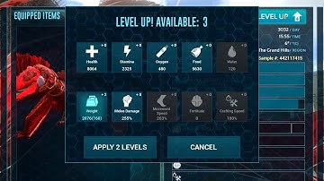 Ark Mobile- Stat bug for Dinos!