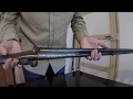 fusil a broche de luxe gravé main cal  16 ( pinfire shotgun antique )