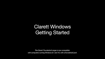 Focusrite // Clarett Windows - Getting Started