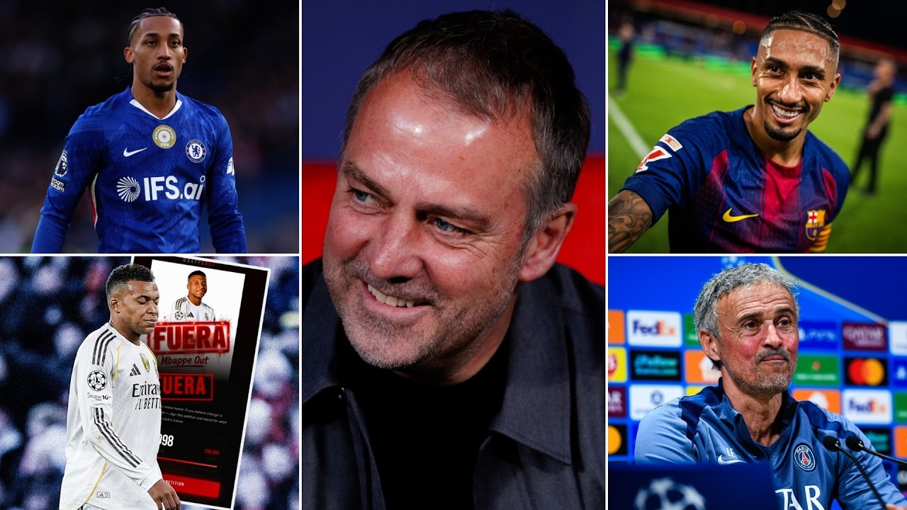 FLICK SET TO GET MORE TRANSFER POWER? - CHAOS AT REAL MADRID (ft Mbappe) - JOAO PEDRO RUMOURS