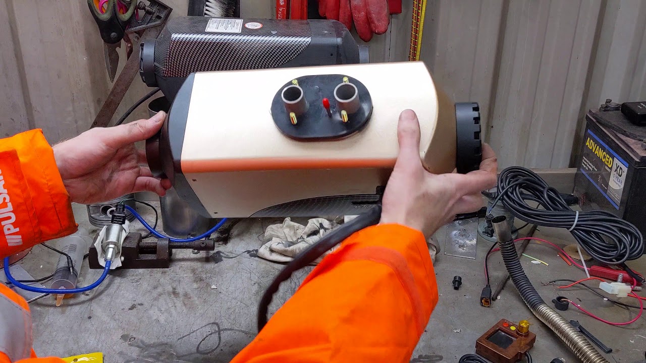 Not a diesel air and water heater - YouTube