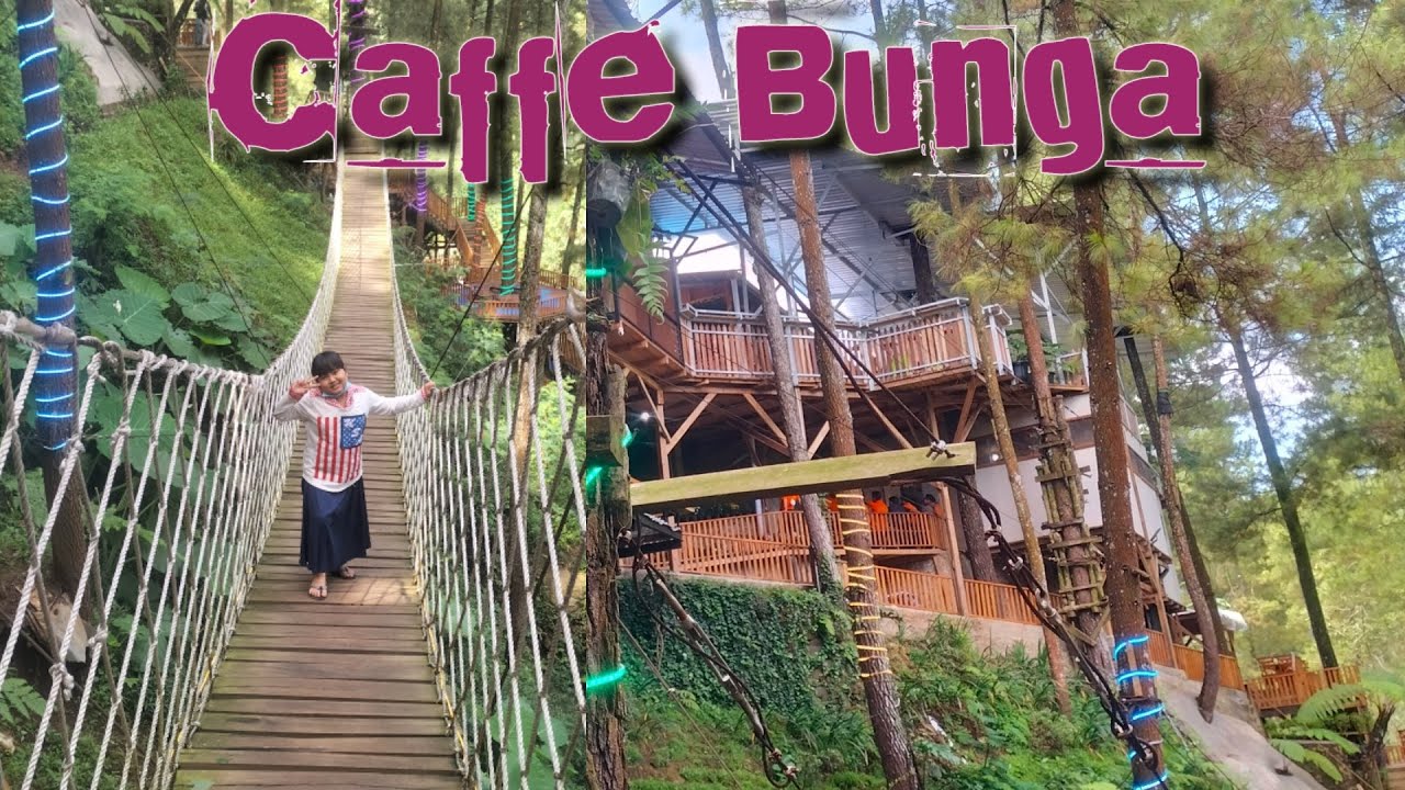 Cafe Rumah Bunga Nongkojajar Pasuruan viral - rivew - YouTube
