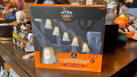 Gemmy (NEW for) 2021 Singing EmoteGlow Ghost String Lights (Unnamed Song)