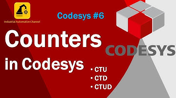 Codesys #6: How to use counters (CTU / CTD / CTUD) in Codesys using Ladder Logic