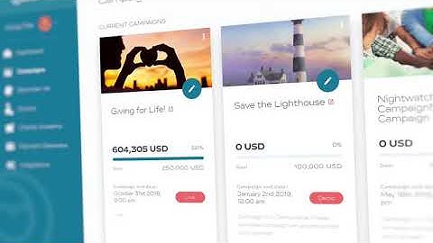 **NEW** Charidy Admin Dashboard