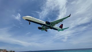 Extremely Low Landings! Planespotting at St. Maarten (SXM) Maho Beach #planespotting #sxm