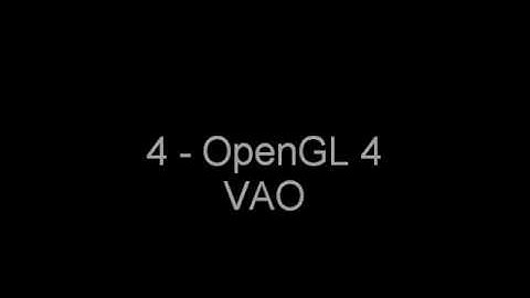 Swiftless Tutorials: 4 - OpenGL 4 - VAO