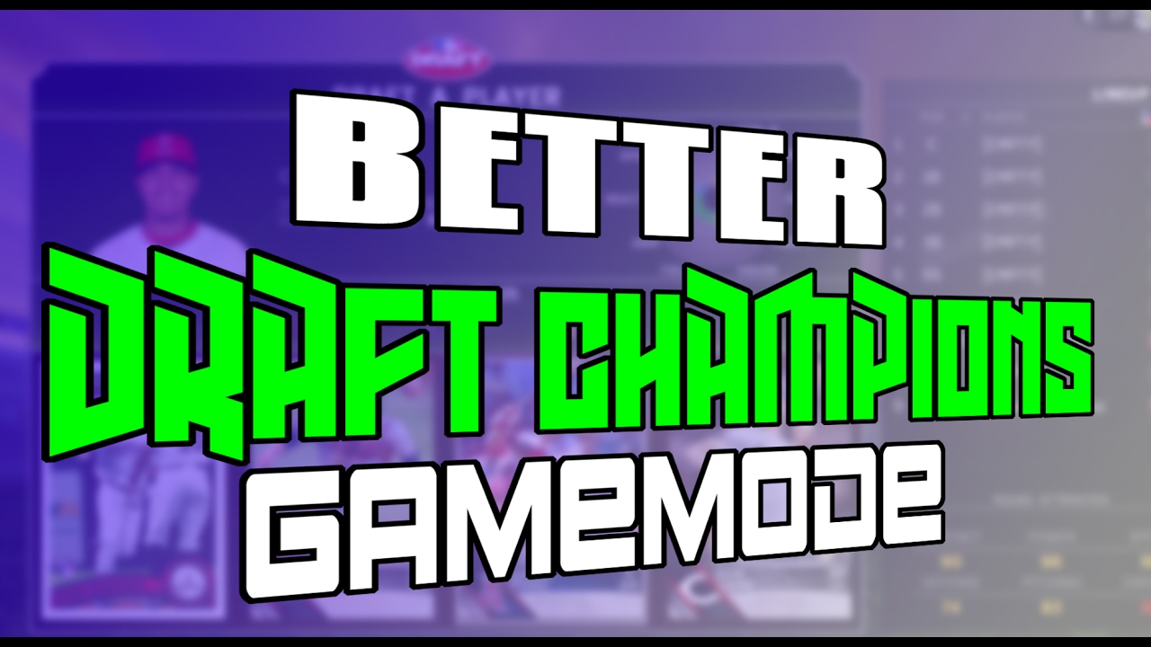 BETTER OVERALL DRAFT CHAMPIONS GAME MODE!!| MLB THE SHOW 16