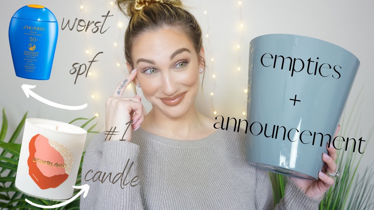 MAKEUP EMPTIES + SHOCKING ANNOUNCEMENT
