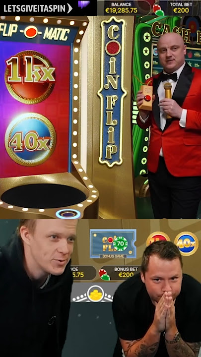 20x Top Slot – Coin Flip worth €70,000! 😱🤯 #crazytime
