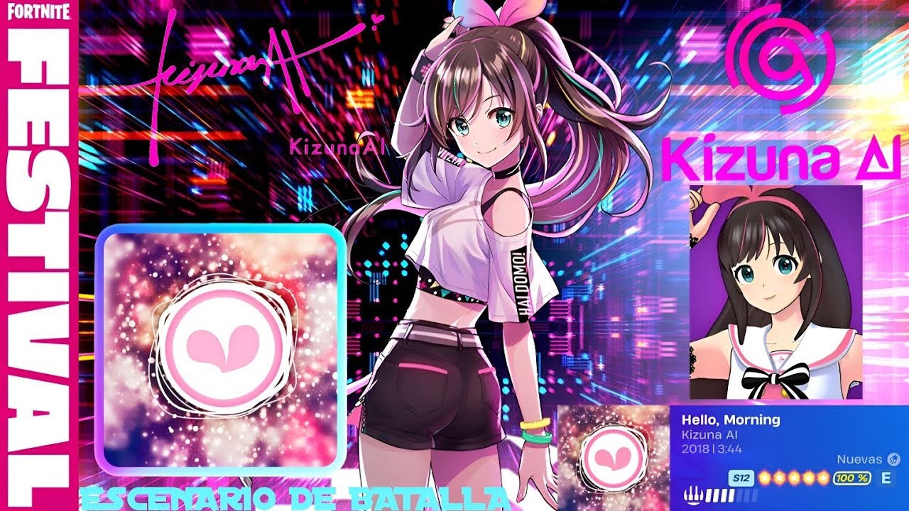 Kizuna Al - Hello, Morning "🎸" Experto/100% Perfect/Escenario Batalla/Fortnite Festival [Victoria]