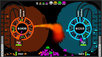 Core Destruction × Gold Battle - Marble Race in Algodoo