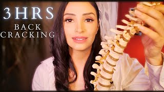 ASMR 3 HOURS BACK CRACKING ROLEPLAYS! | Satisfying Back Cracking and Massage