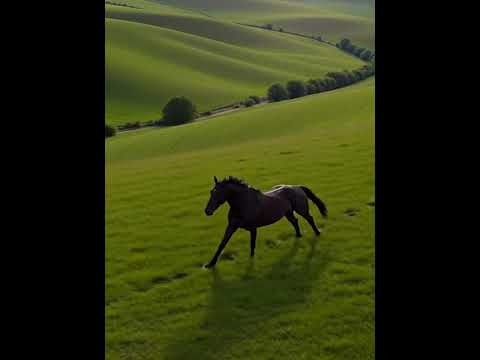 خيل يركض في سهول وغابات الاردن مشولنا اياها يا اردنية شورت