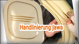 Handlinienierung Königsdisziplin Jawa pinstriping