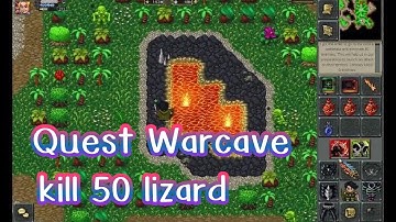 Quest Warcave kill 50 lizard