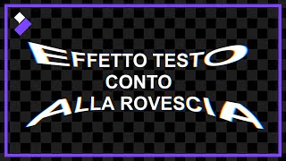 FilmoraPro Tutorial | Effetto testo Conto alla rovescia