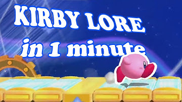KIRBY LORE SPEEDRUN!! [SUB 1-MIN]