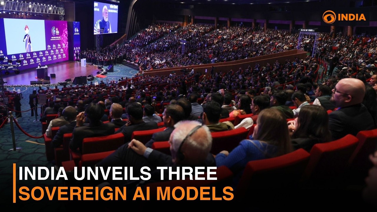 India unveils three sovereign AI models