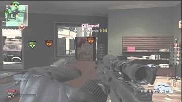 Mw3 Barrett 50 Cal Triple Kill With 3 Kill Feed - Resistance