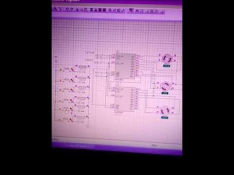 Stepper motors+arduino+74HC595 - YouTube