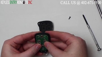 How To Replace A 2007 - 2009 Chrysler Aspen Key Fob Battery
