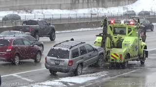 Metro Chicago, IL Snow and Accidents - 2/13/2021