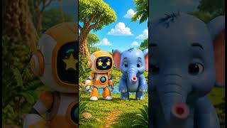 🤖 + 🐘 Best Friends | Cute &amp; Fun Moments #shorts